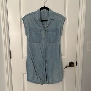 Everlane Chambray Shirt Dress
